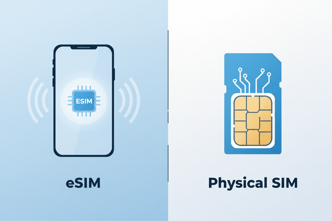 eSIMと物理SIMどちらがいい?違いを徹底比較