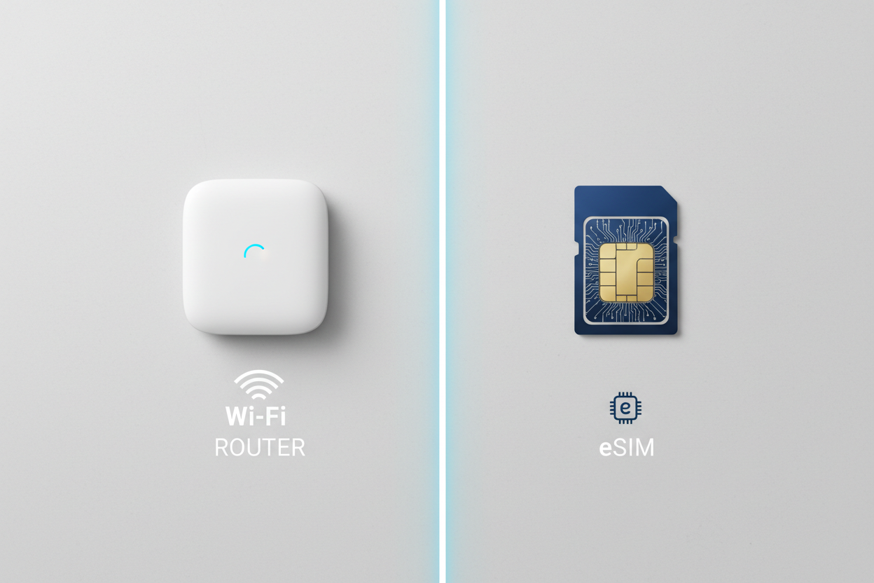 日本旅行はWi-FiルーターとeSIMどちらがいい?選び方を徹底比較