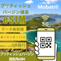 【ブリティッシュバージン諸島 eSIM】 無制限プラン 1日〜15日 プリペイド esim Digicel British Virgin Islands回線 データ通信専用 5G/4G イギリス 海外旅行