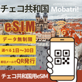 【チェコ共和国 eSIM】 無制限プラン 1日〜30日 プリペイド esim Vodafone Czech Republic, O2 Czech Republic回線 データ通信専用 5G/4G