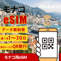 【モナコ eSIM】 無制限プラン 1日〜30日 プリペイド esim Monaco Telecom S.A.M.回線 データ通信専用 5G/4G